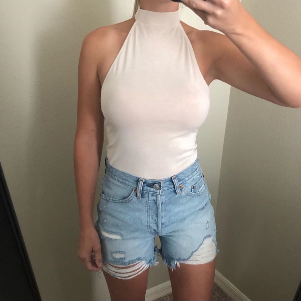 Halter body suit